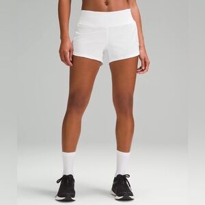 Lululemon Athletica speed up mid rise lined shorts 4”